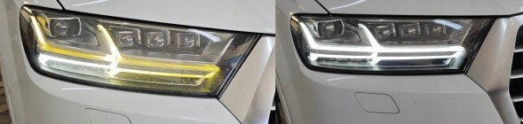 Китай DDDG-Q7-17L Світловоди ДХВ (DRL) LED Audi Q7 4M (2016-2019) для LED фар, ліва сторона