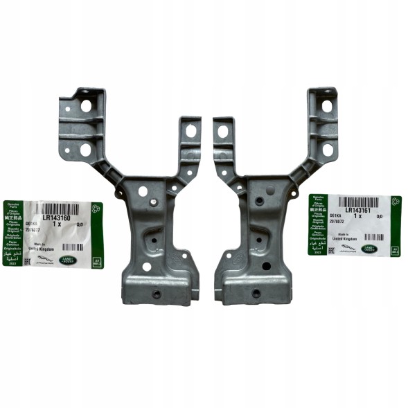 Land Rover OE LR143160 LR143161 J8A2-17K898-AF J8A2-17K899-AF Кріплення кронштейна бампера ліве + праве переднє Range Rover Velar