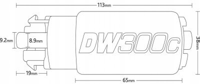 DeatschWerks 9-309-1008 Паливний насос DW300C Subaru Impreza WRX STI 08+