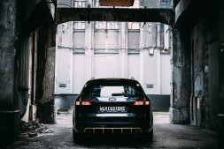 WLM Customs WLM-BLK101SG WLM 101 мм, чорний, скошений жирний наконечник вихлопу