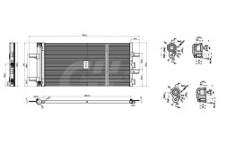 Hart 641 042 Охолоджувач кондиціонера - bmw 1 f40 / 2 f45 x1 x2 / mini mini countryman f60