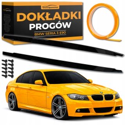 Auto Gamma AKC-504 Накладки на пороги для BMW E90 E91 E92 E93 Бокові накладки Пороги Piano Black
