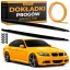 Auto Gamma AKC-504 Накладки на пороги для BMW E90 E91 E92 E93 Бокові накладки Пороги Piano Black