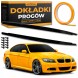 Auto Gamma AKC-504 Накладки на пороги для BMW E90 E91 E92 E93 Бокові накладки Пороги Piano Black