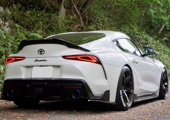 Китай AC-S0068 Лоток спойлер Toyota Supra MK5 чорний глянець