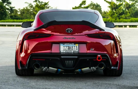 Китай AC-S0068 Лоток спойлер Toyota Supra MK5 чорний глянець
