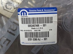 Dodge OE S27730392 ПЕРЕДНЄ ЛІВЕ КОЛІСНЕ АРКА DODGE DURANGO 14- OEM 68309299AE