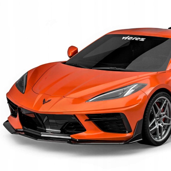 Китай 000-CORV20-CSVZR2 Накладка-спойлер на бампер VZR2 - Чорний Глянець CORVETTE 2020-2023 C8