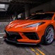 Китай 000-CORV20-CSVZR2 Накладка-спойлер на бампер VZR2 - Чорний Глянець CORVETTE 2020-2023 C8