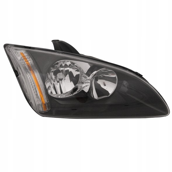 TYC 3202101E MHM TUNING Рефлектор Фара Передня Tyc Чорна Ford Focus II 2 Mk2 2004-2008 Р