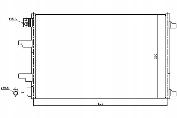 Nissens NIS940402(iMOTO) Конденсатор кондиціонера nissan qashqai i 1.6d 10.1 + набір водія #37