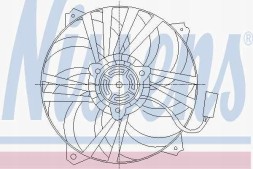 Nissens 85561 Вентилятор радіатора citroen c4 (04-) 1.6 hdi 16v