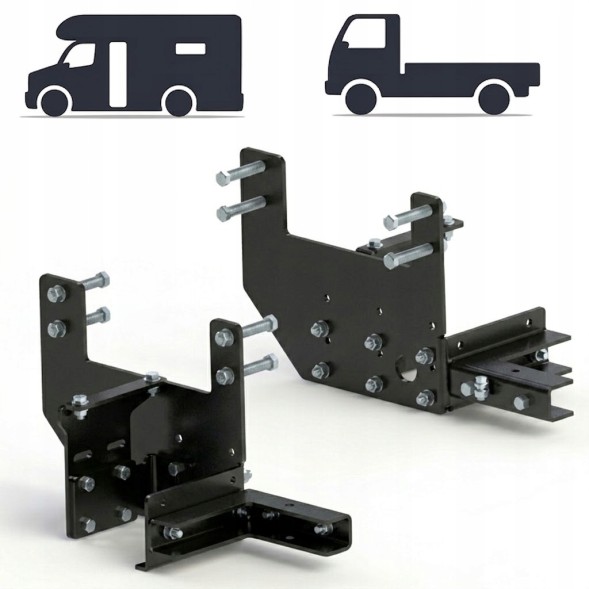 XIMPLIO RV-ADP-003-BLACK Подовжувачі рами для Ford Transit MK8 (з 2014) Чорні