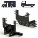 XIMPLIO RV-ADP-003-BLACK Подовжувачі рами для Ford Transit MK8 (з 2014) Чорні