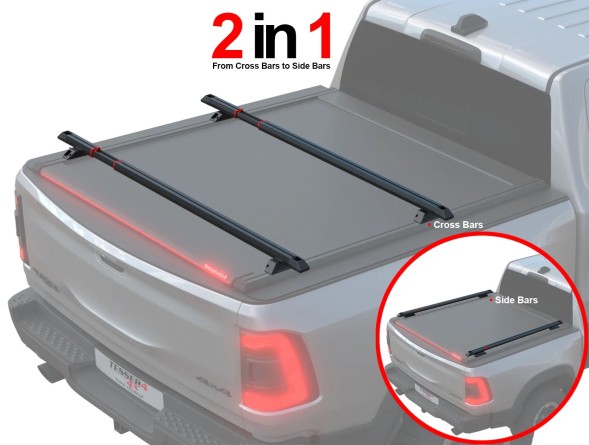 Китай BAR 001 EU_SYM Tessera Bar+ Поперечні балки 2в1 багажник для ролети SsangYong Musso