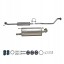 Ferroz Export ZEST.25.090E+25.018E Набір глушників opel agila b/suzuki splash 1.0 65 л.С. 2008 - 2011