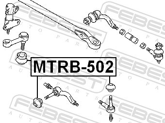 MTRB 502 FEBEST Пильовик
