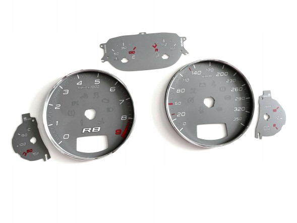 Moman 0089688083222 Audi R8 - заміна циферблатів з MPH на км/год
