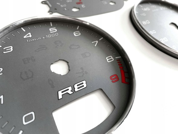 Moman 0089688083222 Audi R8 - заміна циферблатів з MPH на км/год