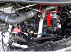 Turborury 2506700008240 Шланг інтеркулера турбо труба renault master opel movano b 2.3 dci 144602717r