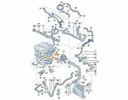 Volkswagen OE 022121050 Oryg водяний шнур шина vw гольф 5 3.2 bub 022121050