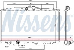 Nissens 68604 Радіатор, система охолодження двигуна nissens 68604