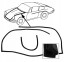 JP Group 90151190102 Ущільнювач передньої кришки (капоту) Porsche 911, 912