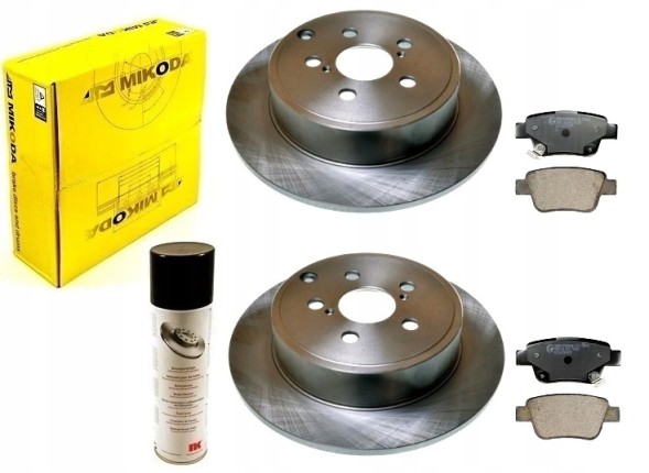 ATM Mikoda ALL1357 Диски колодки TOYOTA AVENSIS T25 2003-2009 1.6 1.8 2.0 2.4 ЗАД.