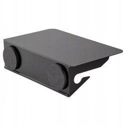 Китай 610427 Магнітна полиця Vanlet flexiMAGS, лоток 30x18 см, без свердління, чорна, 2,5 кг