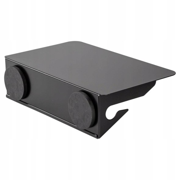 Китай 610427 Магнітна полиця Vanlet flexiMAGS, лоток 30x18 см, без свердління, чорна, 2,5 кг
