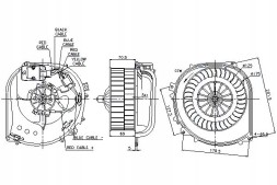 Nissens 87100 NIS/GIFT Піддувалка mercedes s (c140) s (w140) 2.8-6.0 02.91-