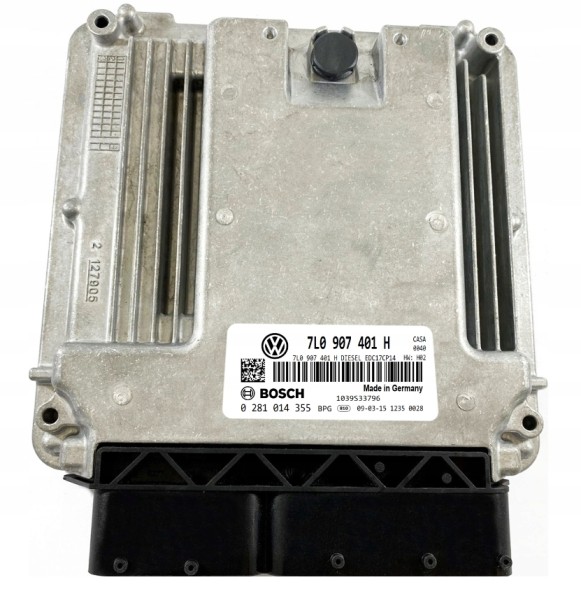 Китай Комп'ютер контролер двигуна VOLKSWAGEN TOUAREG 7L0907401H 0281014355