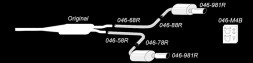 TA-Technix 02AU037-10D-3 Спортивна вихлопна система CATBACK 2х100мм TA TECHNIX AUDI A6 C6 Avant (4F5)