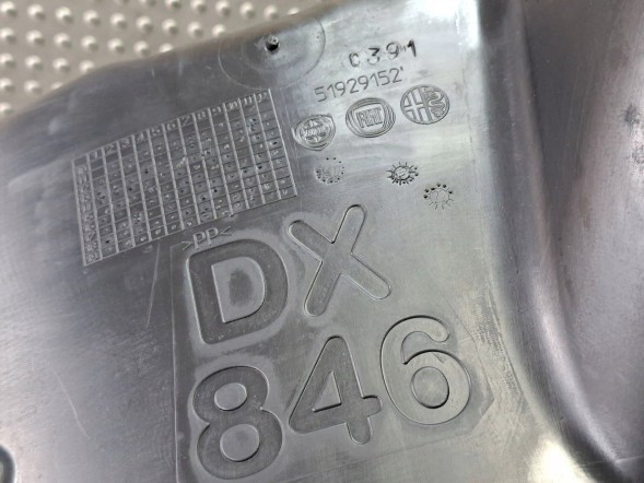 Lancia OE S27730390 ЗАДНЕ ПРАВЕ КРИЛО LANCIA YPSILON 11- OEM 51929152