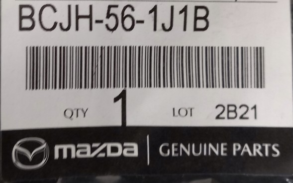Mazda OE Щиток антиблатний задній лівий - Mazda 3 BP BCJH561J1B