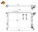 NRF 53969 Охолоджувач mini one 01-07 1.4/1.6i 16в man kl-
