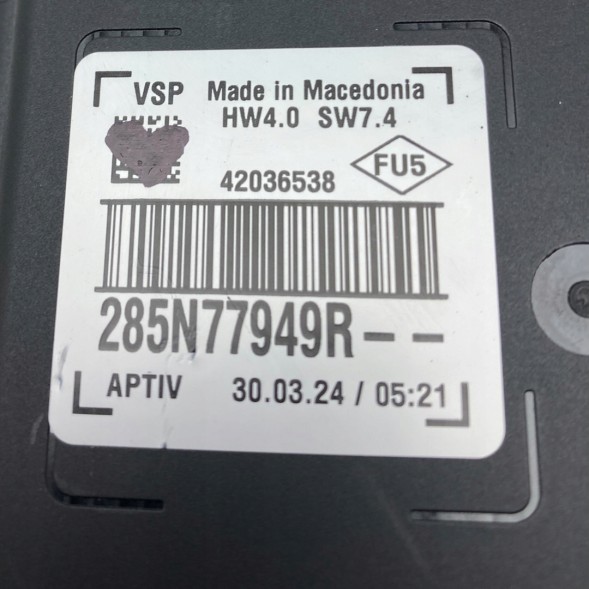 Renault OE 285N77949R 285N72172R 285N85692R Динамік-імітатор звуку двигуна Renault Megane V EV E-Tech Austral Espace VI