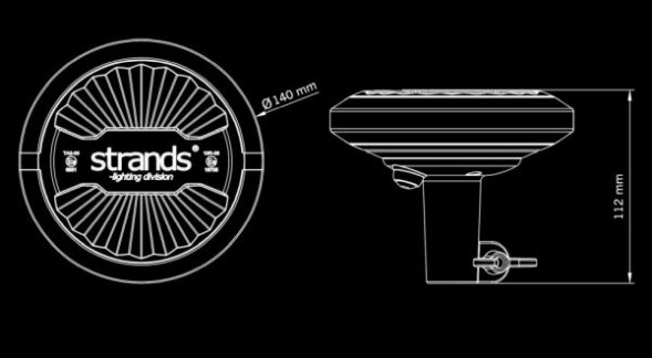Strands ПОПЕРЕДЖУВАЛЬНА ЛАМПА СПАЛАХУ ПІВЕНЬ STRANDS FIREFLY 67W 140мм 850964 БЄЛЬСЬКО