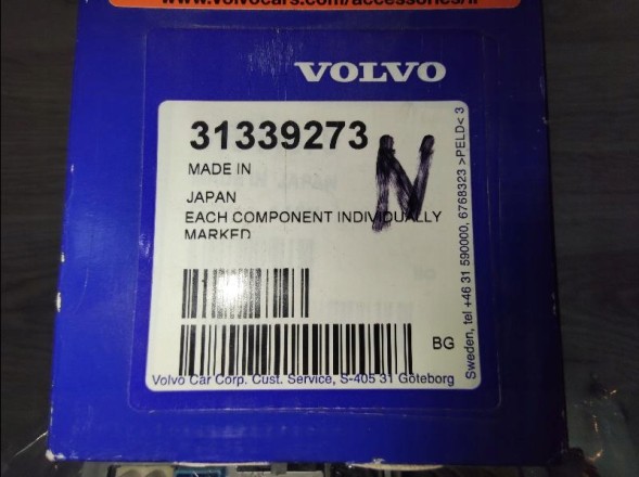 FoMoCo РАДІО НАВІГАЦІЯ 31344879AA DVD VOLVO XC60 І 11Р