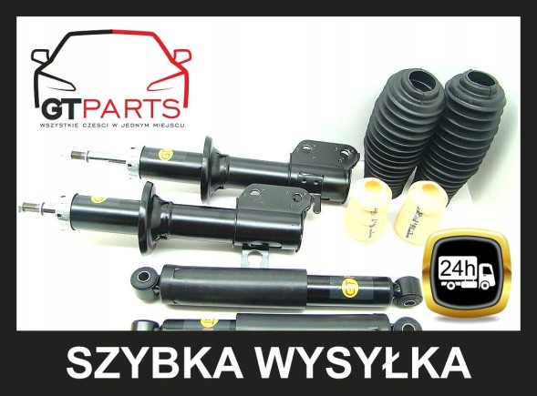 GT-Parts 02033V Амортизатори х4 ПЕРЕДНІ + ЗАДНІ + бампери + чохли DAEWOO MATIZ TICO