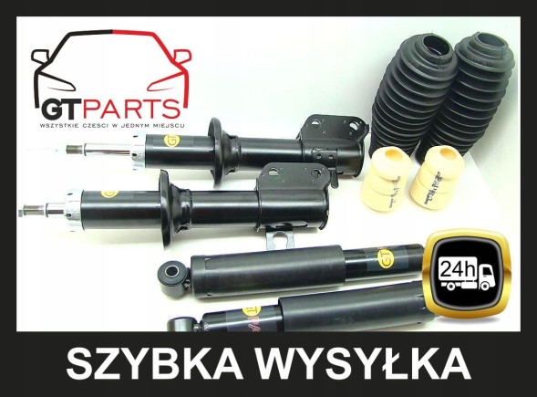 GT-Parts 02033V Амортизатори х4 ПЕРЕДНІ + ЗАДНІ + бампери + чохли DAEWOO MATIZ TICO