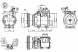 Nissens NIS89277/RS2 Компресор кондиціонеру компресор nissens 977012500
