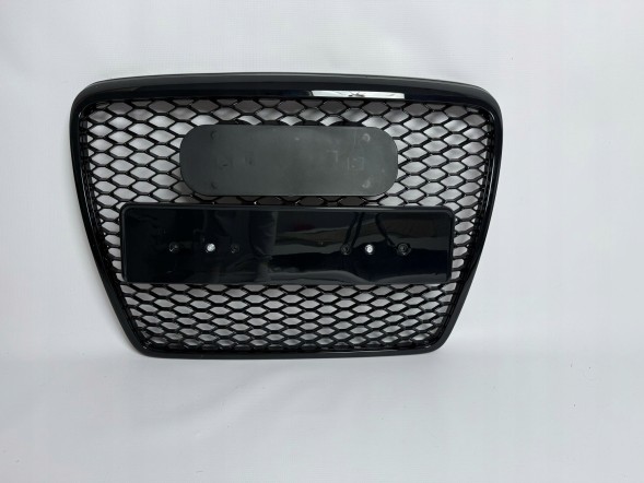 Китай AUDI A6 C6 GRILL ATRAPA CHŁODNICY PLASTER MIODU 04-12 CZARNY POŁYSK Муляж решітки радіатора Audi A6 C6, чорний глянсовий, 2004-2012