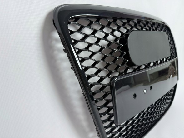 Китай AUDI A6 C6 GRILL ATRAPA CHŁODNICY PLASTER MIODU 04-12 CZARNY POŁYSK Муляж решітки радіатора Audi A6 C6, чорний глянсовий, 2004-2012