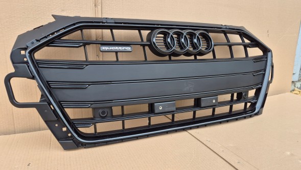 Audi OE GRILL AUDI A4 B9 8W LIFT 2019- FULL BLACK + QUATTRO + PDC Камера радіатора ГРИЛЬ Audi A4 B9 8W LIFT 19- QUATTRO + PDC OE FULL BLACK !