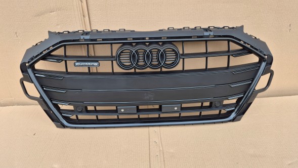Audi OE GRILL AUDI A4 B9 8W LIFT 2019- FULL BLACK + QUATTRO + PDC Камера радіатора ГРИЛЬ Audi A4 B9 8W LIFT 19- QUATTRO + PDC OE FULL BLACK !