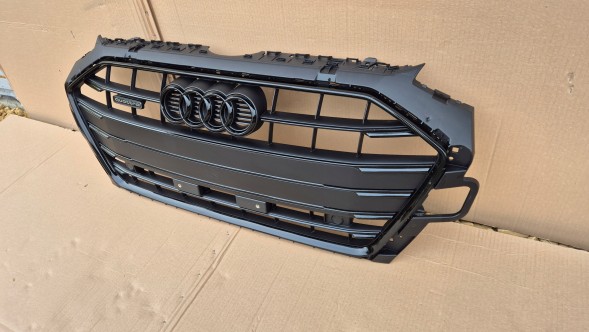Audi OE GRILL AUDI A4 B9 8W LIFT 2019- FULL BLACK + QUATTRO + PDC Камера радіатора ГРИЛЬ Audi A4 B9 8W LIFT 19- QUATTRO + PDC OE FULL BLACK !