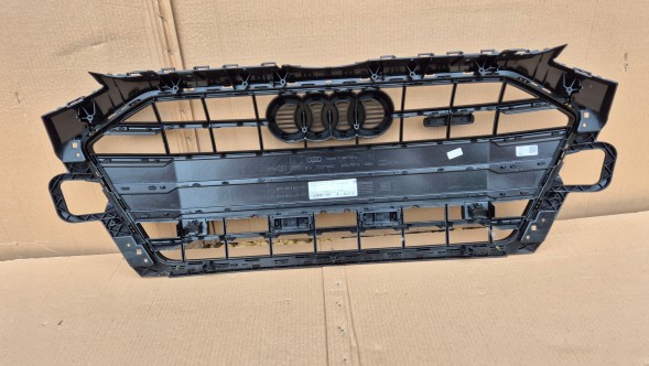 Audi OE GRILL AUDI A4 B9 8W LIFT 2019- FULL BLACK + QUATTRO + PDC Камера радіатора ГРИЛЬ Audi A4 B9 8W LIFT 19- QUATTRO + PDC OE FULL BLACK !