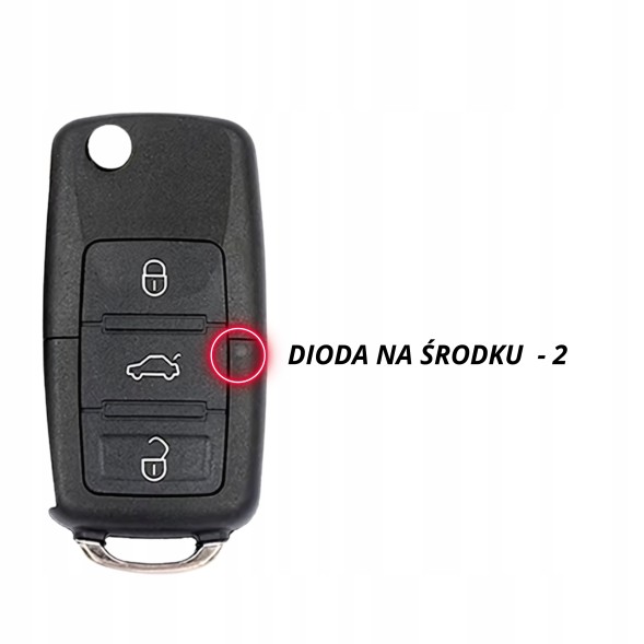 CHINA CADDY 1K0905851B 2004-2010 Станція вставка ключі пульт дистанційного керування vw volkswagen caddy 1k0905851b 2004-2010