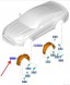 Ford OE НАДКОЛЕСО ПРАВЕ ПЕРЕДНЄ MUSTANG 2.3 2015-17 5360511 _ FR3B-16A562-BF